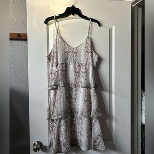 See and Be Seen Snakeskin print dress!